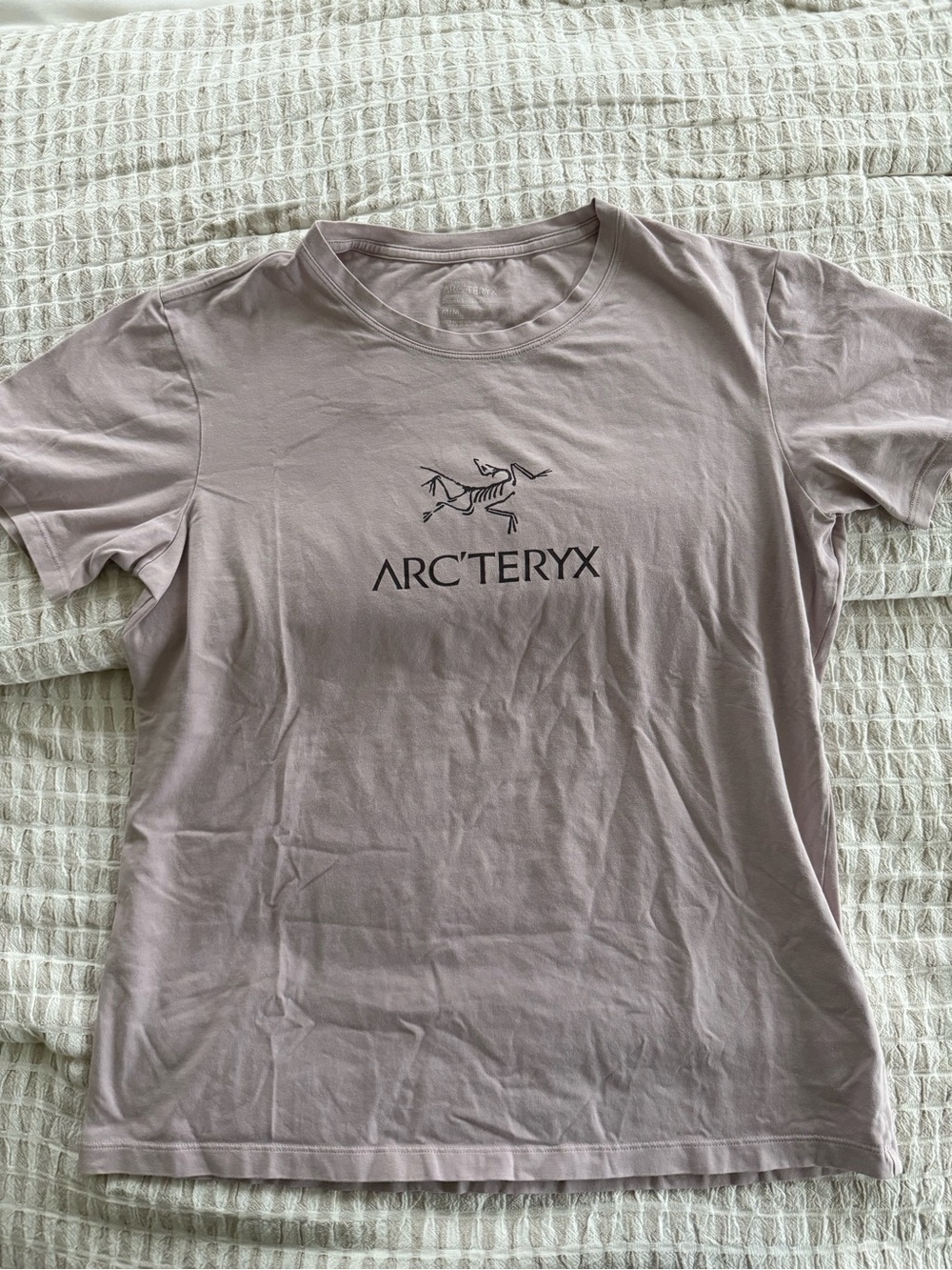 Arc'teryx Short Sleeve Logo Tee in Dusty Mauve